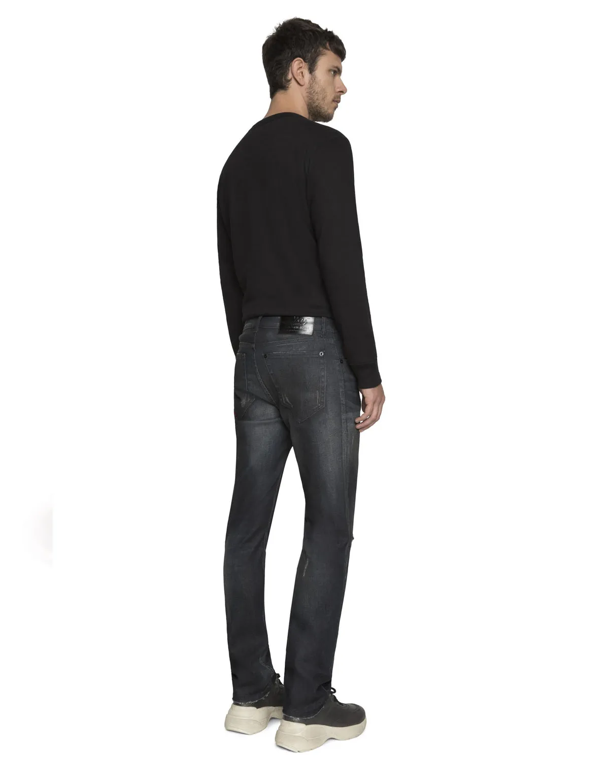 Calça Jeans St Slim Raw Elastic Couro