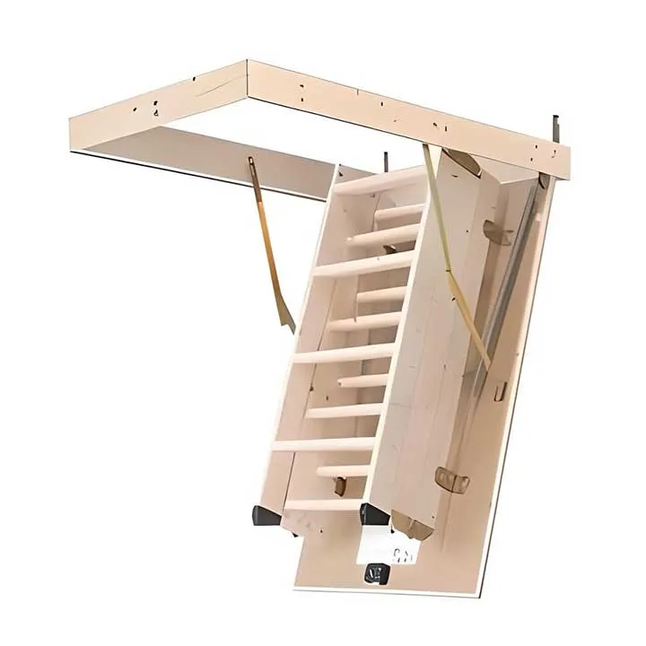 Escalera escamoteable madera 3 tramos premium