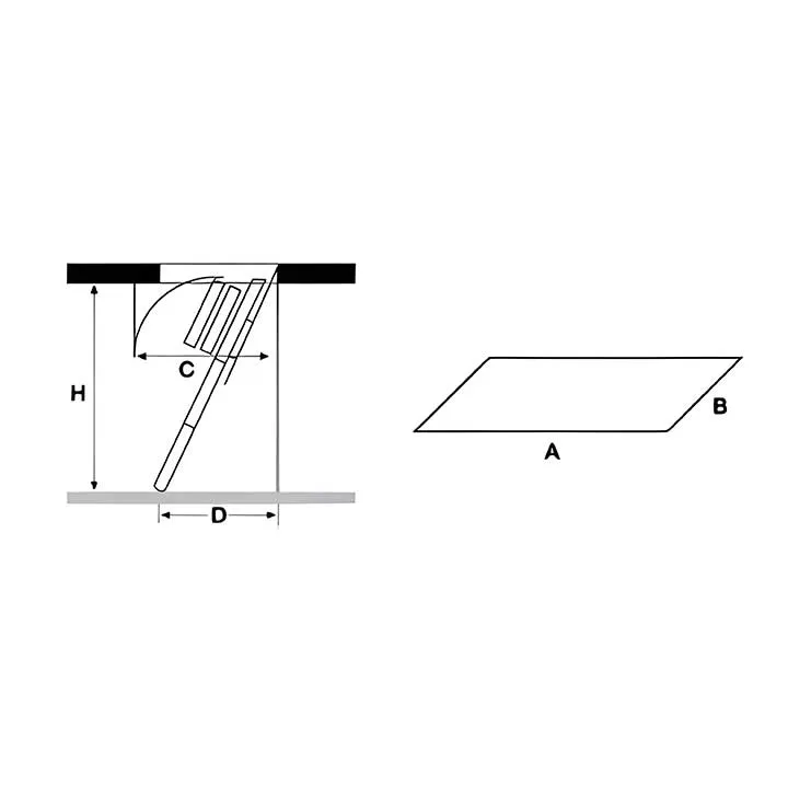 Escalera escamoteable madera 3 tramos premium