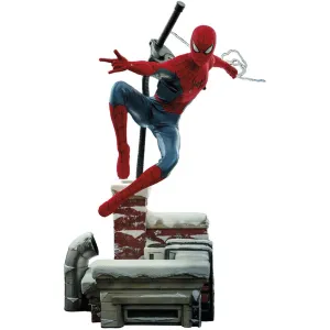 Hot Toys Figura Articulada Spider-Man Red And Blue Deluxe 1:6 Ht Escala 1:6 Spider-Man: No Way Home