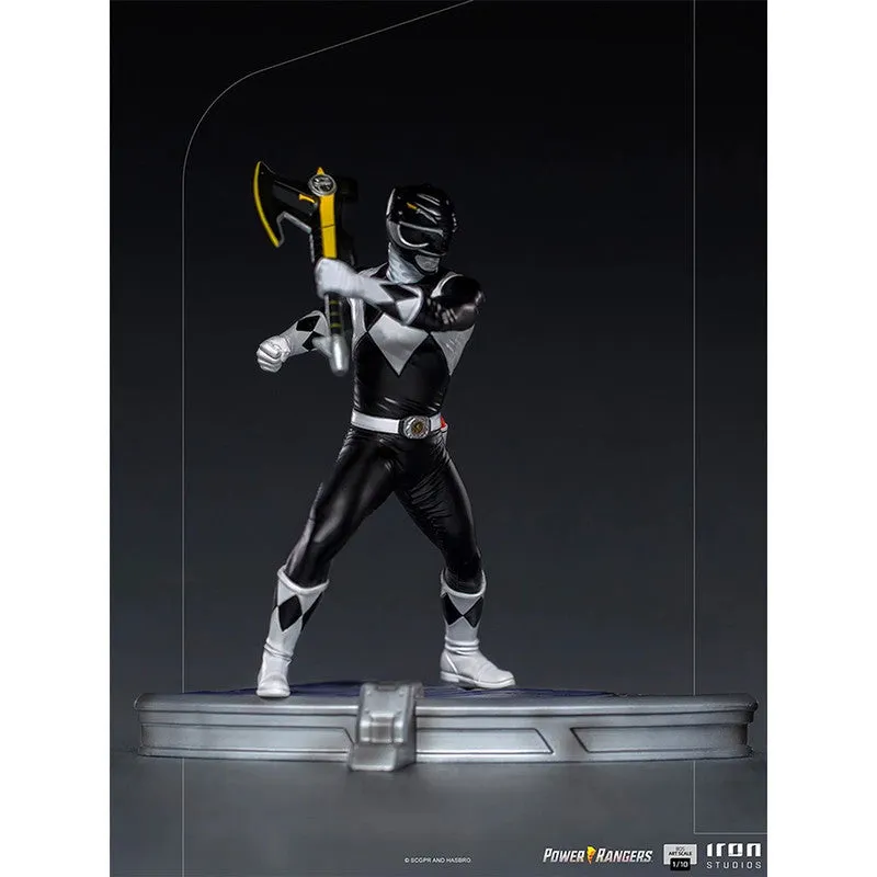 Iron Studios Estatuilla Black Ranger Mighty Morphin Escala 1:10 Power Rangers