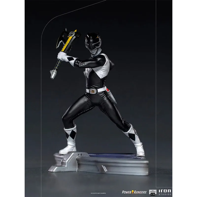 Iron Studios Estatuilla Black Ranger Mighty Morphin Escala 1:10 Power Rangers