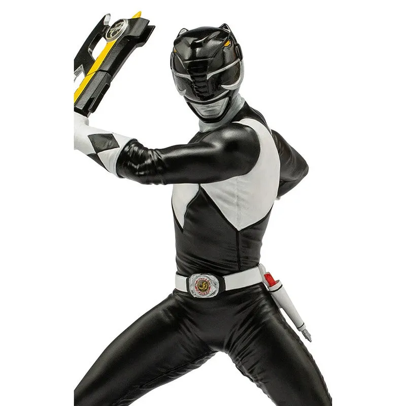 Iron Studios Estatuilla Black Ranger Mighty Morphin Escala 1:10 Power Rangers