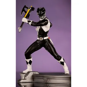 Iron Studios Estatuilla Black Ranger Mighty Morphin Escala 1:10 Power Rangers