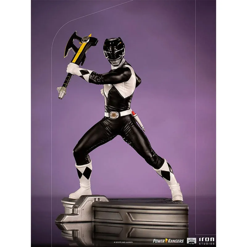 Iron Studios Estatuilla Black Ranger Mighty Morphin Escala 1:10 Power Rangers