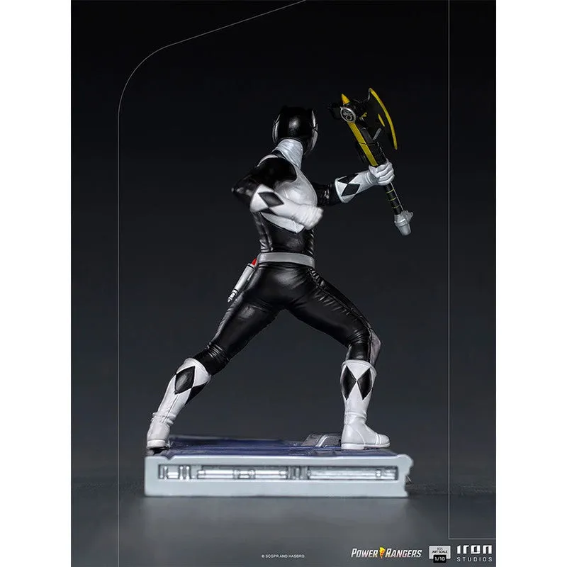 Iron Studios Estatuilla Black Ranger Mighty Morphin Escala 1:10 Power Rangers