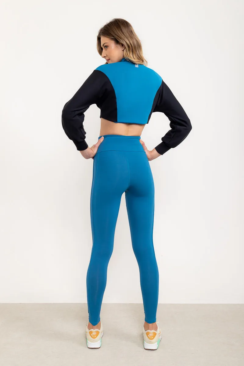 Legging Energia com pochete EMANA® - Azul Cobalto