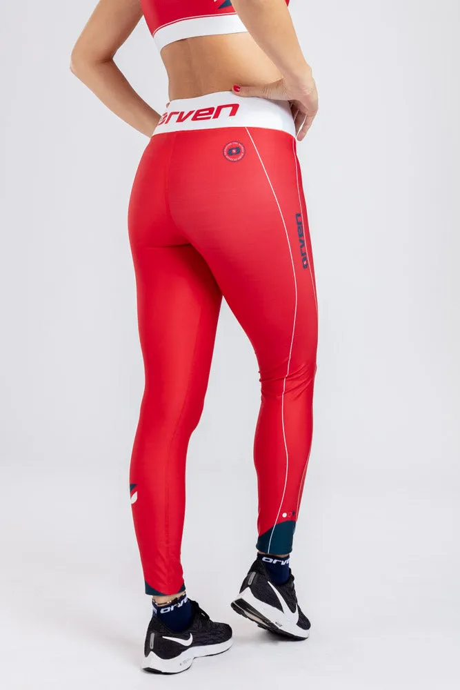 Leggins Square Rojo