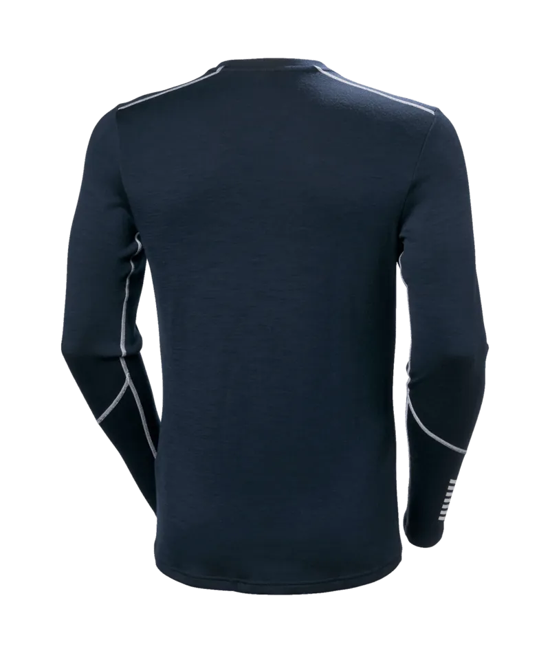 LIFA MERINO MIDWEIGHT CREW BASELAYER- NAVY