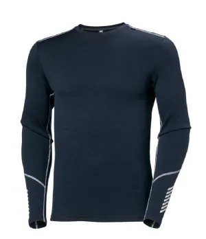 LIFA MERINO MIDWEIGHT CREW BASELAYER- NAVY