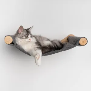 Muro Escalada Para Gatos - Hamaca de Luxe XXL (Gris)