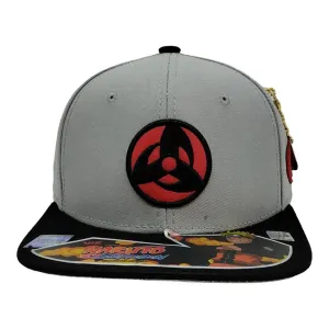 New Arrival Kndit Caps Gorra Gris Con Negro Logo Mangekyou Sharingan Kakashi Naruto