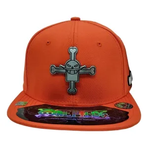 New Arrival Kndit Caps Gorra Naranja Placa Plateada Mate Barba Blanca One Piece