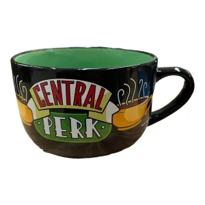 New Arrival Siglo 21 Taza Negra Con Verde Central Perk Friends