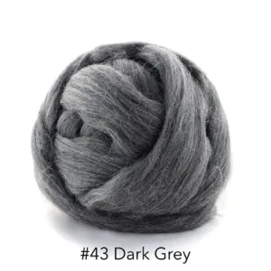 Polish Merino Wool Top - Dark Gray