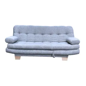 Sofa Cama 5 Posiciones Tela Gris