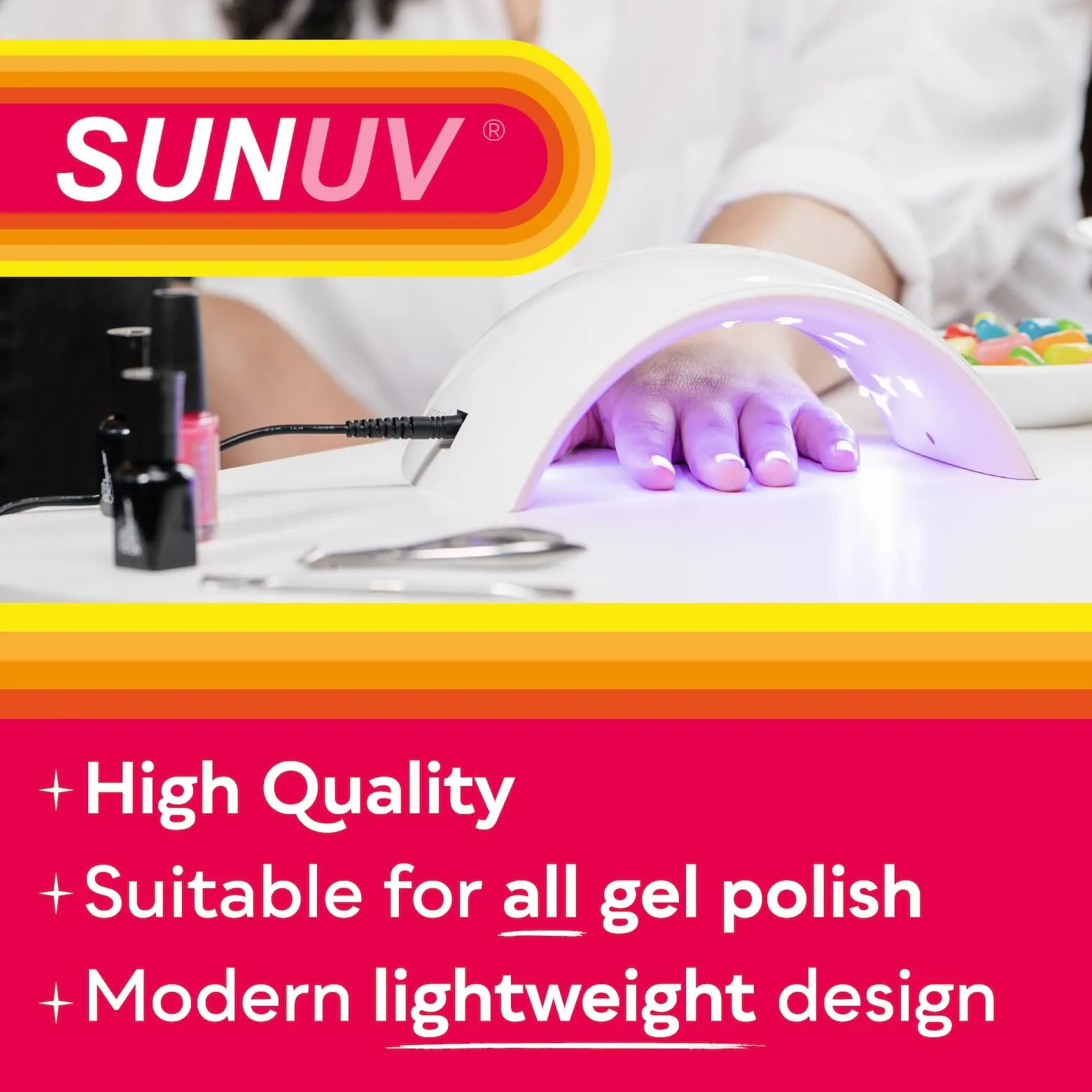 SUNUV UV LED Nail Lamp, UV Light