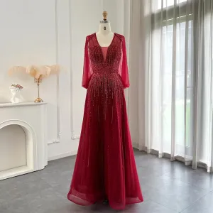 Vestido de Festa Longo em Renda e Brilho com Decote - Modelo Especial